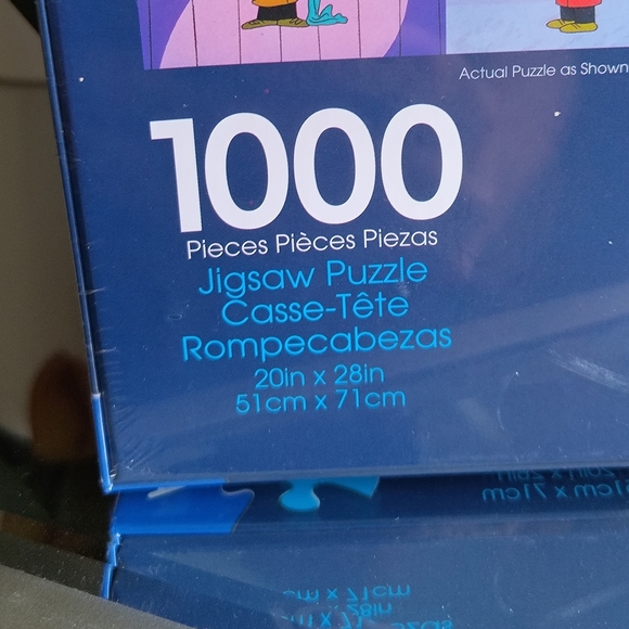 SEALED & NEW! 1000 PIECE CHARLIE BROWN CHRISTMAS PUZZLE 1000pc - Picture 8 of 8